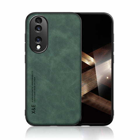 Custodia Lusso Pelle Cover DY1 per Huawei Honor X7b Verde