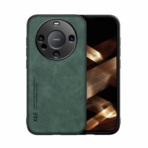 Custodia Lusso Pelle Cover DY1 per Huawei Mate 60 Verde