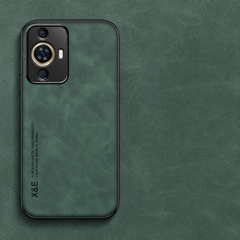 Custodia Lusso Pelle Cover DY1 per Huawei Nova 11 Verde