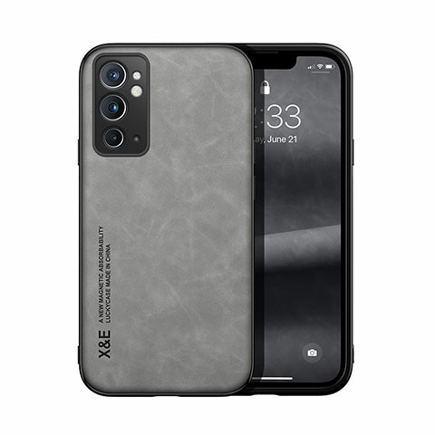 Custodia Lusso Pelle Cover DY1 per OnePlus 9RT 5G Grigio