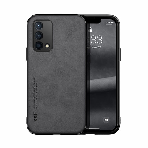 Custodia Lusso Pelle Cover DY1 per Oppo A74 4G Nero