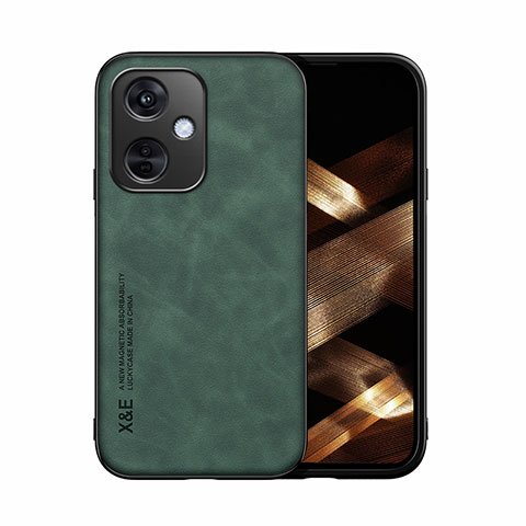 Custodia Lusso Pelle Cover DY1 per Oppo K11 5G Verde