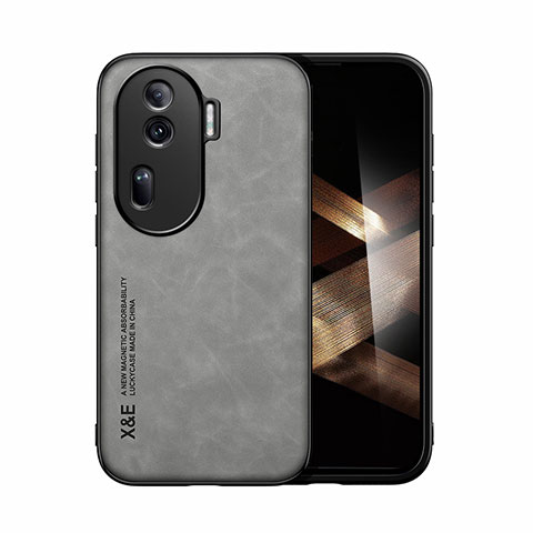 Custodia Lusso Pelle Cover DY1 per Oppo Reno11 Pro 5G Grigio