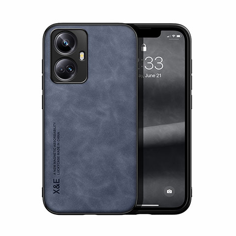 Custodia Lusso Pelle Cover DY1 per Realme 10 Pro+ Plus 5G Blu