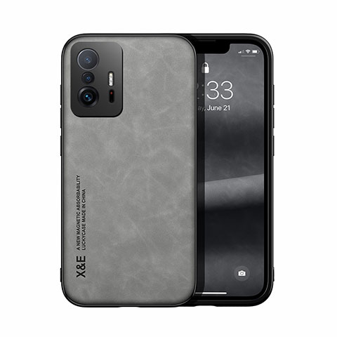 Custodia Lusso Pelle Cover DY1 per Xiaomi Mi 11T Pro 5G Grigio