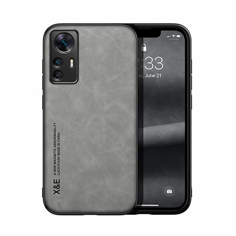 Custodia Lusso Pelle Cover DY1 per Xiaomi Mi 12T 5G Grigio