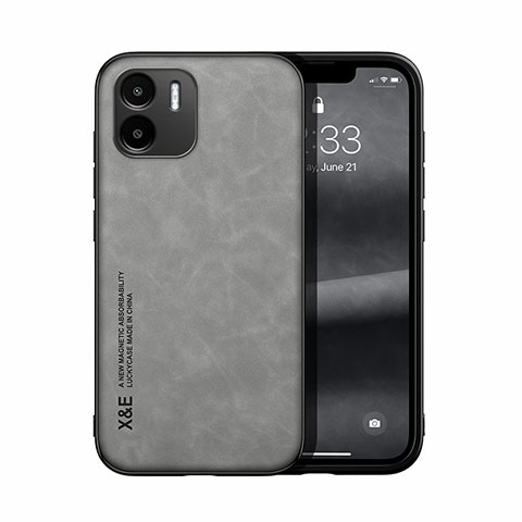 Custodia Lusso Pelle Cover DY1 per Xiaomi Redmi A1 Grigio