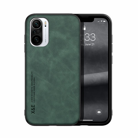 Custodia Lusso Pelle Cover DY1 per Xiaomi Redmi K40 5G Verde