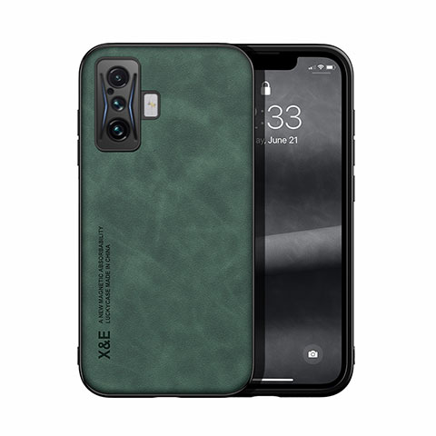 Custodia Lusso Pelle Cover DY1 per Xiaomi Redmi K50 Gaming 5G Verde