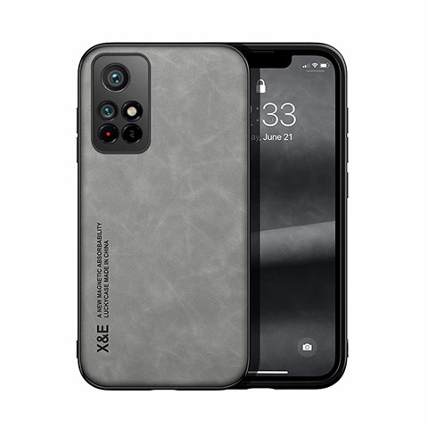 Custodia Lusso Pelle Cover DY1 per Xiaomi Redmi Note 11T 5G Grigio