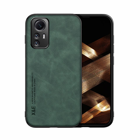 Custodia Lusso Pelle Cover DY1 per Xiaomi Redmi Note 12S Verde