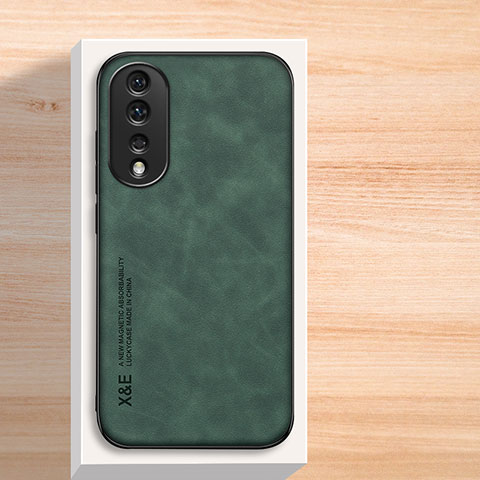 Custodia Lusso Pelle Cover DY2 per Huawei Honor 80 Pro 5G Verde