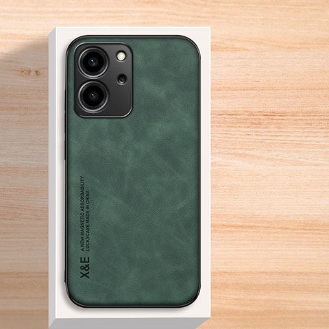 Custodia Lusso Pelle Cover DY2 per Huawei Honor 80 SE 5G Verde