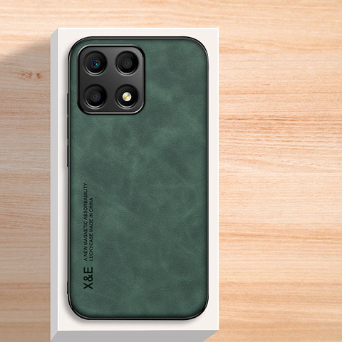 Custodia Lusso Pelle Cover DY2 per Huawei Honor X8a 4G Verde