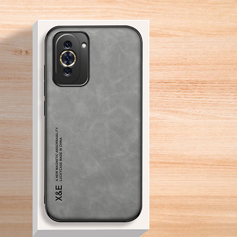 Custodia Lusso Pelle Cover DY2 per Huawei Nova 10 Grigio