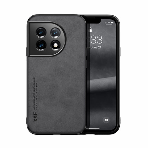 Custodia Lusso Pelle Cover DY2 per OnePlus Ace 2 Pro 5G Nero