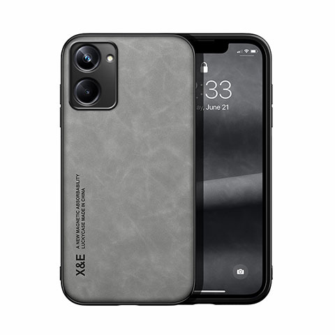 Custodia Lusso Pelle Cover DY2 per Realme 10 4G Grigio