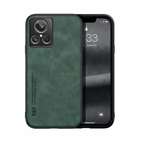 Custodia Lusso Pelle Cover DY2 per Realme GT2 Master Explorer Verde