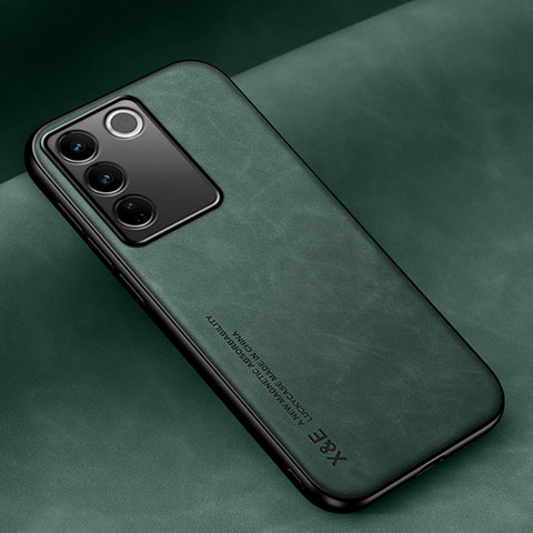 Custodia Lusso Pelle Cover DY2 per Vivo V27 Pro 5G Verde