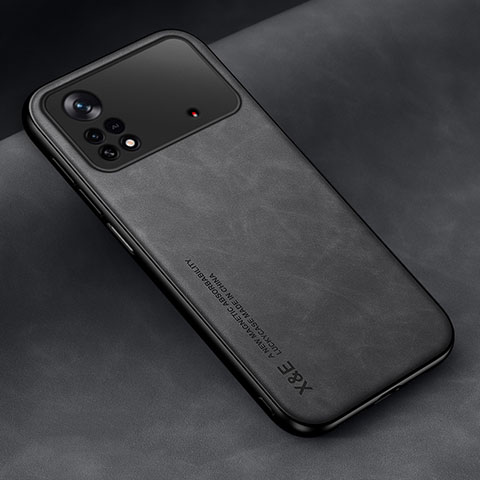 Custodia Lusso Pelle Cover DY2 per Xiaomi Redmi Note 11E Pro 5G Nero