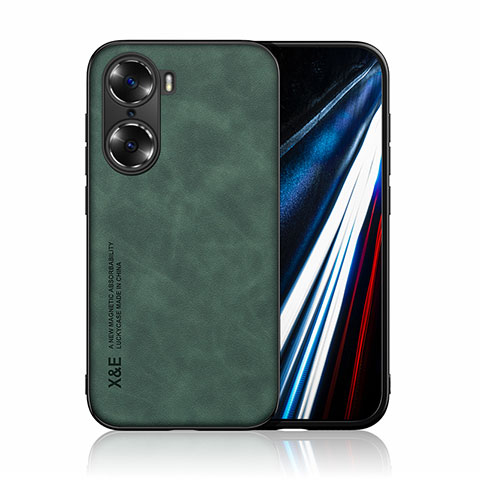 Custodia Lusso Pelle Cover DY3 per Huawei Honor 60 5G Verde