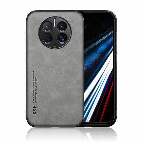 Custodia Lusso Pelle Cover DY3 per Huawei Mate 50 Pro Grigio