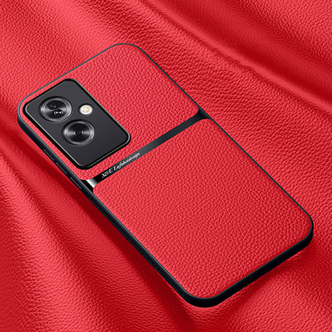 Custodia Lusso Pelle Cover DY3 per Oppo A79 5G Rosso