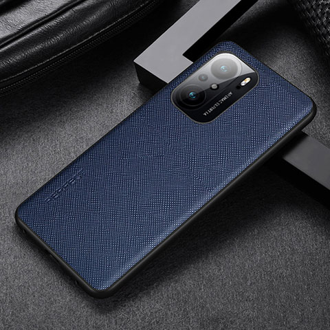 Custodia Lusso Pelle Cover GS1 per Xiaomi Mi 11X Pro 5G Blu