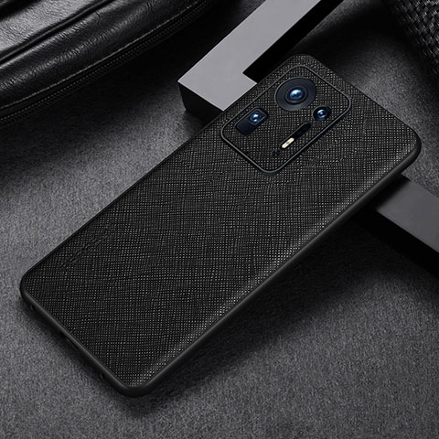 Custodia Lusso Pelle Cover GS1 per Xiaomi Mi Mix 4 5G Nero