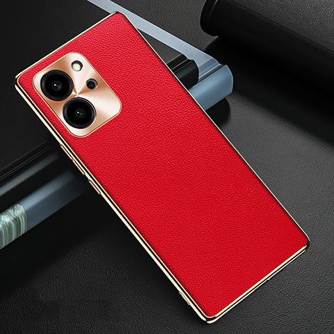 Custodia Lusso Pelle Cover GS3 per Huawei Honor 80 SE 5G Rosso