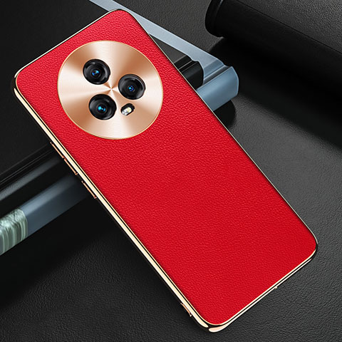 Custodia Lusso Pelle Cover GS3 per Huawei Honor Magic5 5G Rosso