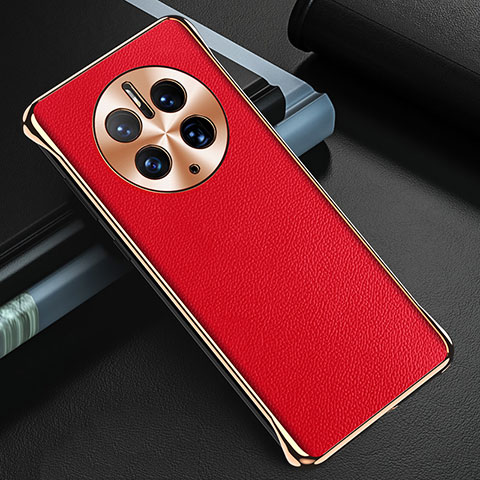 Custodia Lusso Pelle Cover GS3 per Huawei Mate 50 Pro Rosso