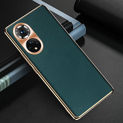 Custodia Lusso Pelle Cover GS3 per Huawei Nova 9 Pro Verde