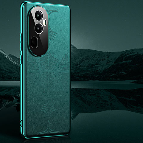 Custodia Lusso Pelle Cover GS4 per Oppo Reno10 Pro+ Plus 5G Verde