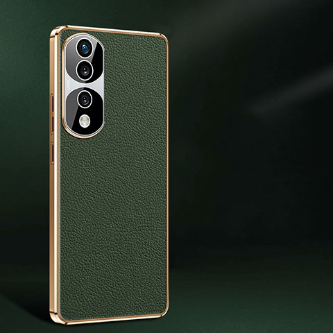 Custodia Lusso Pelle Cover JB2 per Huawei Honor 70 Pro 5G Verde