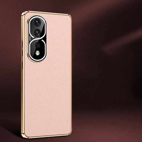 Custodia Lusso Pelle Cover JB2 per Huawei Honor 80 Pro 5G Rosa