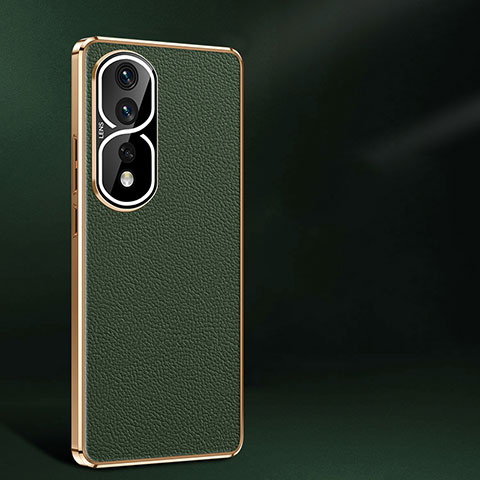 Custodia Lusso Pelle Cover JB2 per Huawei Honor 80 Pro 5G Verde