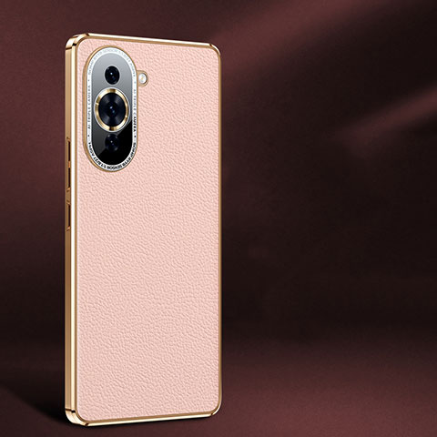 Custodia Lusso Pelle Cover JB2 per Huawei Nova 10 Rosa