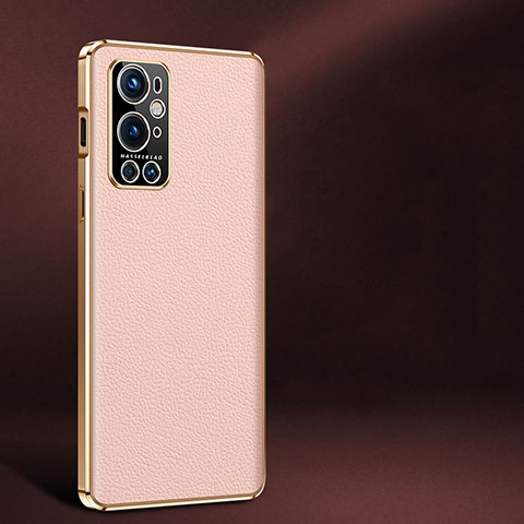 Custodia Lusso Pelle Cover JB2 per OnePlus 9 Pro 5G Rosa