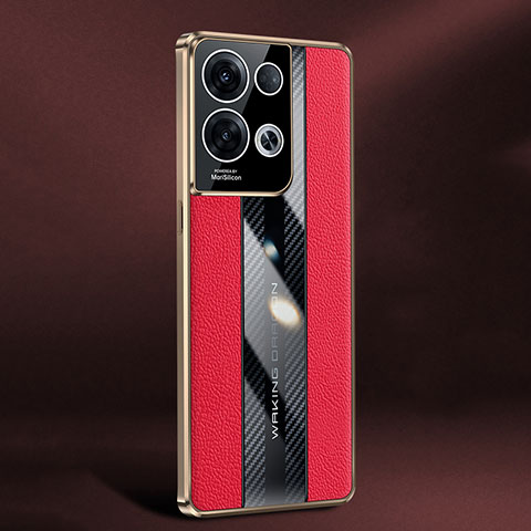 Custodia Lusso Pelle Cover JB3 per Oppo Reno8 Pro 5G Rosso