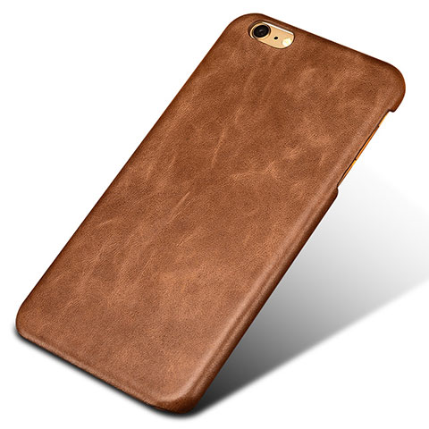 Custodia Lusso Pelle Cover L01 per Apple iPhone 6 Plus Marrone