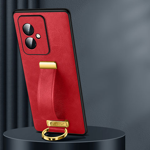 Custodia Lusso Pelle Cover LD1 per Huawei Honor 100 5G Rosso