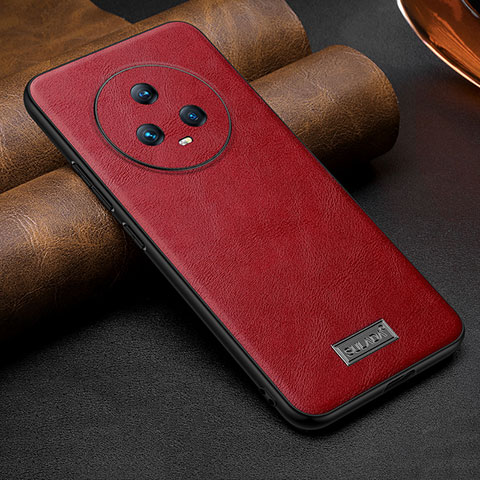 Custodia Lusso Pelle Cover LD2 per Huawei Honor Magic5 5G Rosso