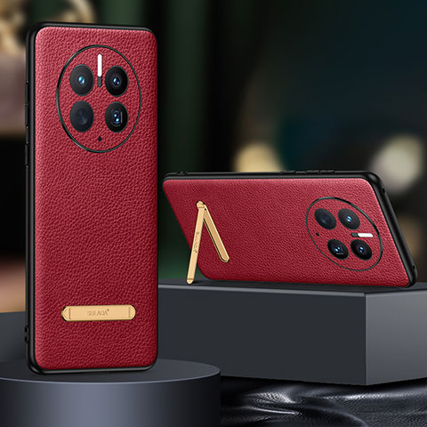 Custodia Lusso Pelle Cover LD2 per Huawei Mate 50 Pro Rosso