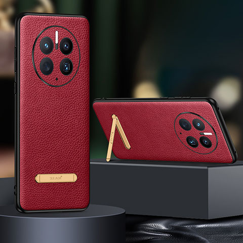 Custodia Lusso Pelle Cover LD2 per Huawei Mate 50E Rosso