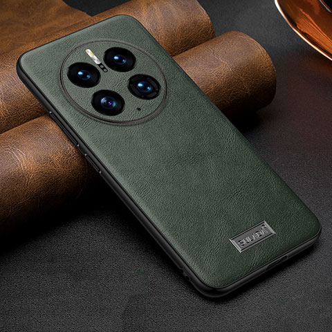 Custodia Lusso Pelle Cover LD3 per Huawei Mate 50 Pro Verde