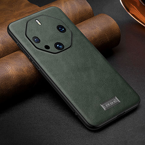 Custodia Lusso Pelle Cover LD3 per Huawei Mate 60 RS Ultimate Verde