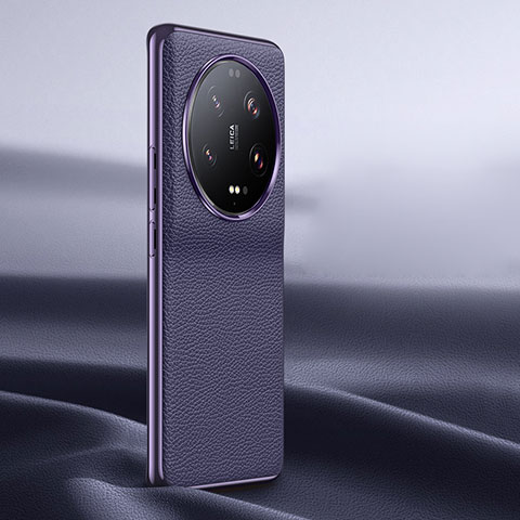 Custodia Lusso Pelle Cover LF1 per Xiaomi Mi 13 Ultra 5G Viola