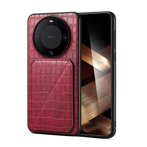 Custodia Lusso Pelle Cover MT1 per Huawei Mate 60 Pro Rosso