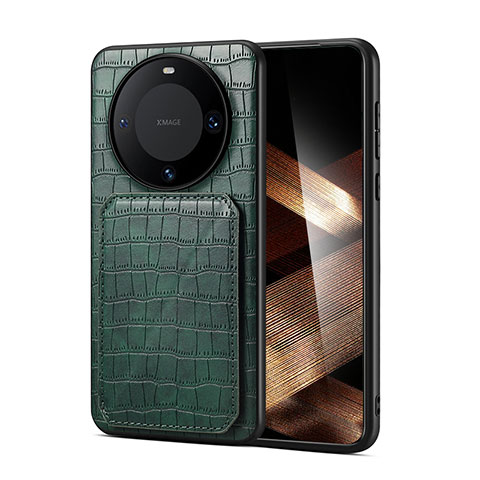 Custodia Lusso Pelle Cover MT1 per Huawei Mate 60 Verde